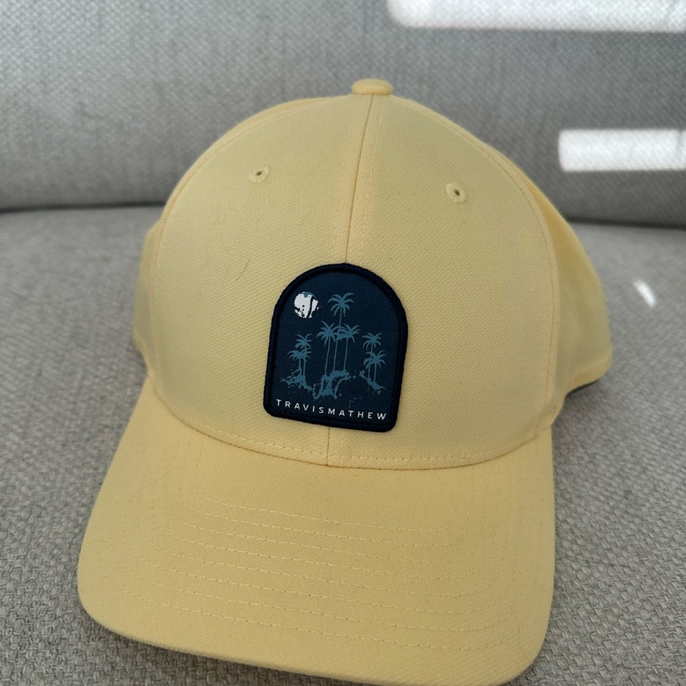 Travis Mathew Light Yellow Men's Hat